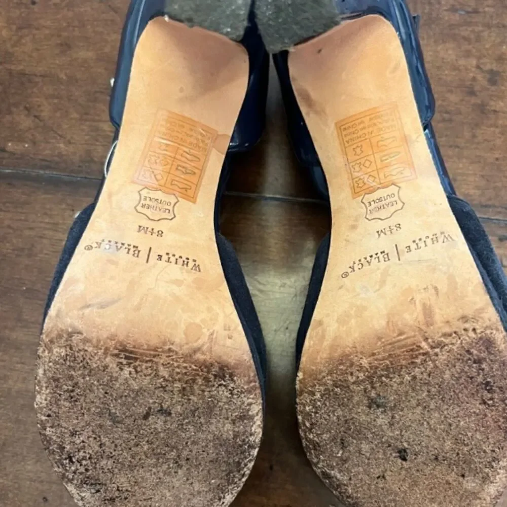White House Black Market Women's Heels‎ Navy Size 8.5